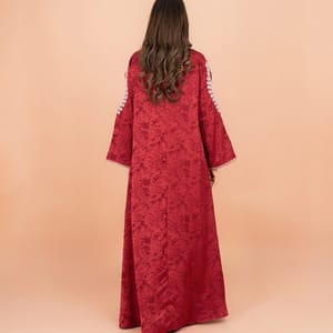 Classic Printed Jalabiya Cold Shoulder Crystal Designs IKKXA - Women's Jalabiyas 55