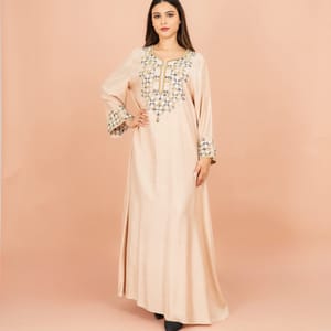 Straight Cut Classic Embroidery Patterns Jalabiya