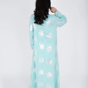 Classic Design Silver Patterns Jalabiya IKKXA - Women's Jalabiyas 63