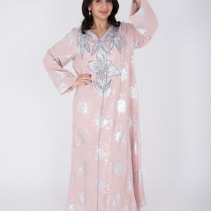Classic Design Silver Patterns Jalabiya IKKXA - Women's Jalabiyas 24