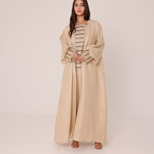 2 Piece Outfit Luxury Sequins Stripes Details