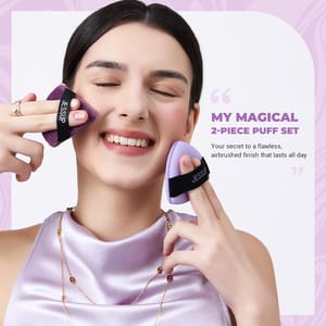 Jessup Soft Triangle Powder Puffs for Flawless Setting and Baking
