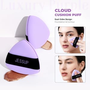 Jessup Soft Triangle Powder Puffs for Flawless Setting and Baking Jessup Soft Triangle Powder Puffs for Flawless Setting and Baking