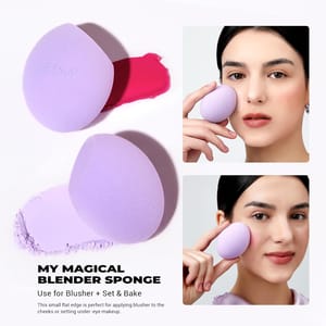 Jessup Makeup Sponge Trio for Foundation, Concealer, Contour, Blusher