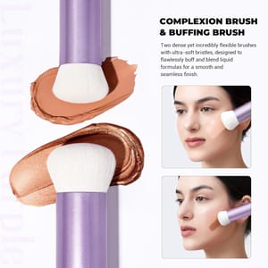 Jessup 4-Piece Kabuki Brush Set for Foundation Contour and Blush Jessup 4-Piece Kabuki Brush Set for Foundation Contour and Blush