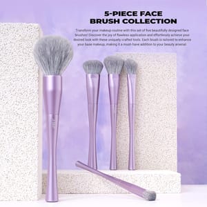 Jessup Luxury Purple Professional Vegan Brush Set for Full Makeup Jessup - Women's Makeup Accessories 2