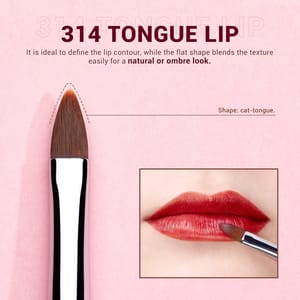 Jessup Five-Piece Lip Brush Set for Precise Professional Lip Application Jessup Five-Piece Lip Brush Set for Precise Professional Lip Application