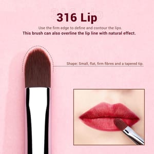 Jessup Five-Piece Lip Brush Set for Precise Professional Lip Application Jessup Five-Piece Lip Brush Set for Precise Professional Lip Application