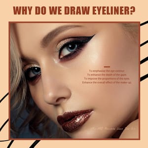 Jessup Three-Piece Precision Eyeliner Brush Set for Perfect Winged Lines