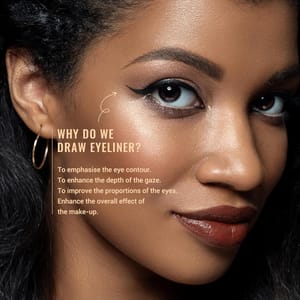 Jessup Three-Piece Angled Eyeliner Brush Set for Precision Winged Makeup