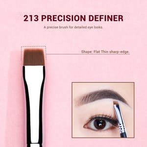 Jessup 3-Piece Brow Brush Set for Powder, Pencil, Gel, Wax Jessup 3-Piece Brow Brush Set for Powder, Pencil, Gel, Wax