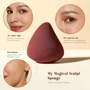Jessup Pebble Makeup Kit with Jumbo Brush and 3 Sponges Jessup Pebble Makeup Kit with Jumbo Brush and 3 Sponges