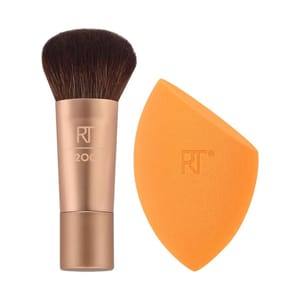 Real Techniques Glowstorm Mini Brush and Sponge 2-Piece Gift Set