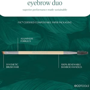 Ecotools Eyebrow Duo Makeup Brush