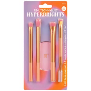 Real Techniques Hyperbrights Bold Type Eye Set with Compact Mirror