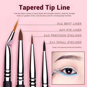 Jessup Professional Makeup Eyeliner Brush Set 11pcs Jessup Professional Makeup Eyeliner Brush Set 11pcs