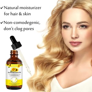 Aliver Organic Sunflower Seed Oil For Skin, Face, & Hair