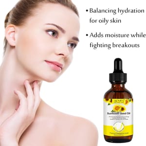 Aliver Organic Sunflower Seed Oil For Skin, Face, & Hair
