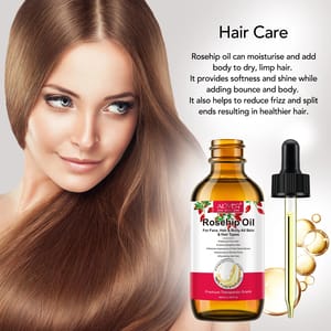 Aliver Rosehip Oil For Face, Hair & Body