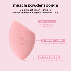 Real Techniques Miracle Powder Sponge Pink