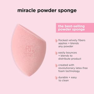 Real Techniques Miracle Powder Sponge Pink