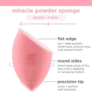 Real Techniques Miracle Powder Sponge Pink