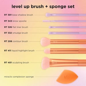 Real Techniques Level Up Brush and Sponge Set Real Techniques Level Up Brush and Sponge Set