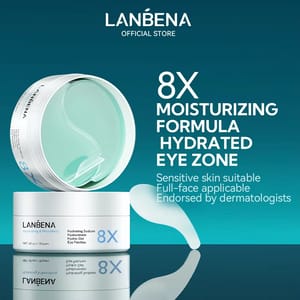 Lanbena 60-Piece Hydra-Gel Eye Patches 30 Pairs Hydrating