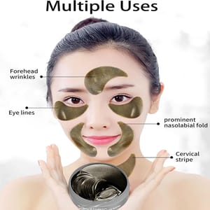 Lanbena Gold Black Pearl Hydra-Gel Eye Patches 30 Pairs
