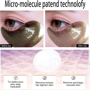 Lanbena Gold Black Pearl Hydra-Gel Eye Patches 30 Pairs