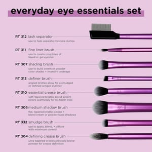 Real Techniques 13-Piece Artist and Everyday Eye Essentials Brush Kit
