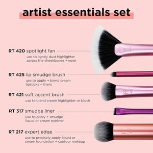 Real Techniques 13-Piece Artist and Everyday Eye Essentials Brush Kit