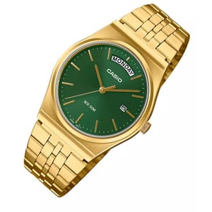 Casio MTP-B146G-9AV Quartz Gold Dial Stainless Steel Watch