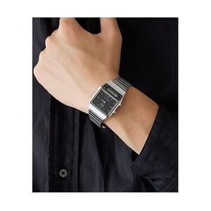 Casio Men's Stainless Steel Analog-Digital Quartz Watch AQ-800E-1ADF