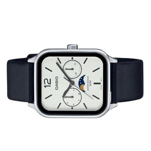 Casio Moon Phase MTP M305L-7A Classic Analog Watch