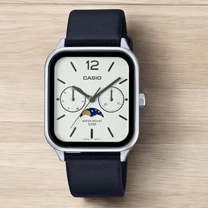 Casio Moon Phase MTP M305L-7A Classic Analog Watch Casio Moon Phase MTP M305L-7A Classic Analog Watch