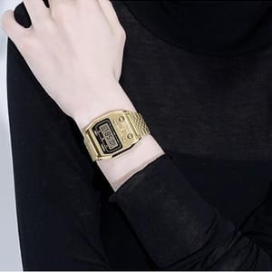 Casio Unisex Watch A1100G-5DF Stylish Gold Dual Display Casio - Women's Smart & Digital Watches 2