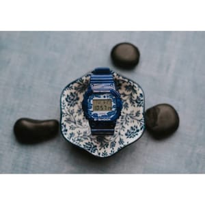 G-SHOCK Blue White Porcelain Inspired Men's Watch - DW-5600BWP-2DR Casio - Men's Smart & Digital Watches 2