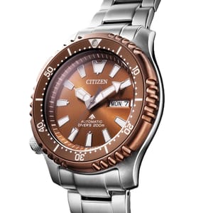 Citizen Promaster Automatic Dive Watch with Copper Dial NY0164-65X