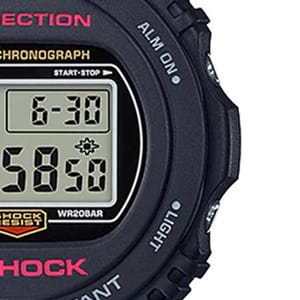 Durable Men's Round Resin Band Wristwatch, 49mm Black - DW-5750E-1DR Durable Men's Round Resin Band Wristwatch, 49mm Black - DW-5750E-1DR