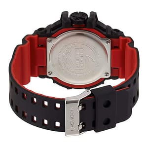 Stylish Men’s Round Analog-Digital Silicone Strap Watch - GA-400HR-1ADR