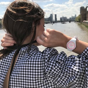 Stylish ICE-WATCH Ice Ola Kids Candy White Wristwatch - 014426