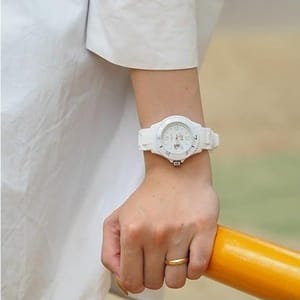 Elegant White Silicone Watch – ICE Forever Medium Ice Watch - Women's Dress Watches 3