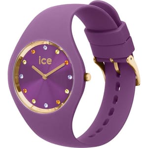 Stylish Purple Ice Cosmos Ladies Silicone Watch 022286