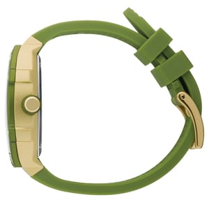 Elegant ICE Gold Forest Green Unisex Silicone Watch - 022859 Elegant ICE Gold Forest Green Unisex Silicone Watch - 022859