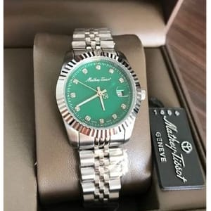 Mathey-Tissot Mathey III Quartz Crystal Green Dial Ladies Watch D810AV Mathey-Tissot Mathey III Quartz Crystal Green Dial Ladies Watch D810AV