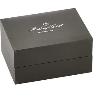 Mathey-Tissot Edmond Men’s White Dial Steel Watch - H1886MaI Mathey-Tissot Edmond Men’s White Dial Steel Watch - H1886MaI