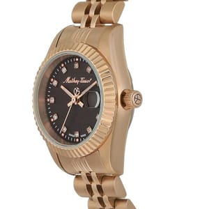 Mathey-Tissot Mathy II Quartz Brown Dial Ladies Watch D710PRM