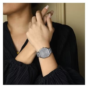 Mathey-Tissot Monsoon Square Quartz Silver Dial Ladies Watch D7917AS