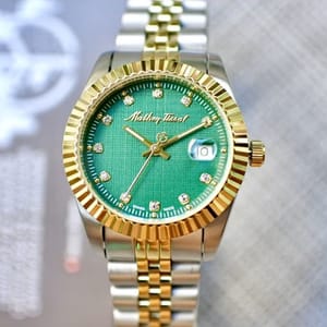 Mathey-Tissot Rolly III Crystal Green Dial Ladies Watch D810BV Mathey-Tissot Rolly III Crystal Green Dial Ladies Watch D810BV